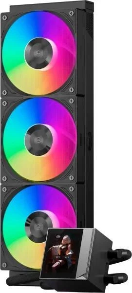 Водяное охлаждение PCCooler DA360 PRO ARGB Display Black (UA)
