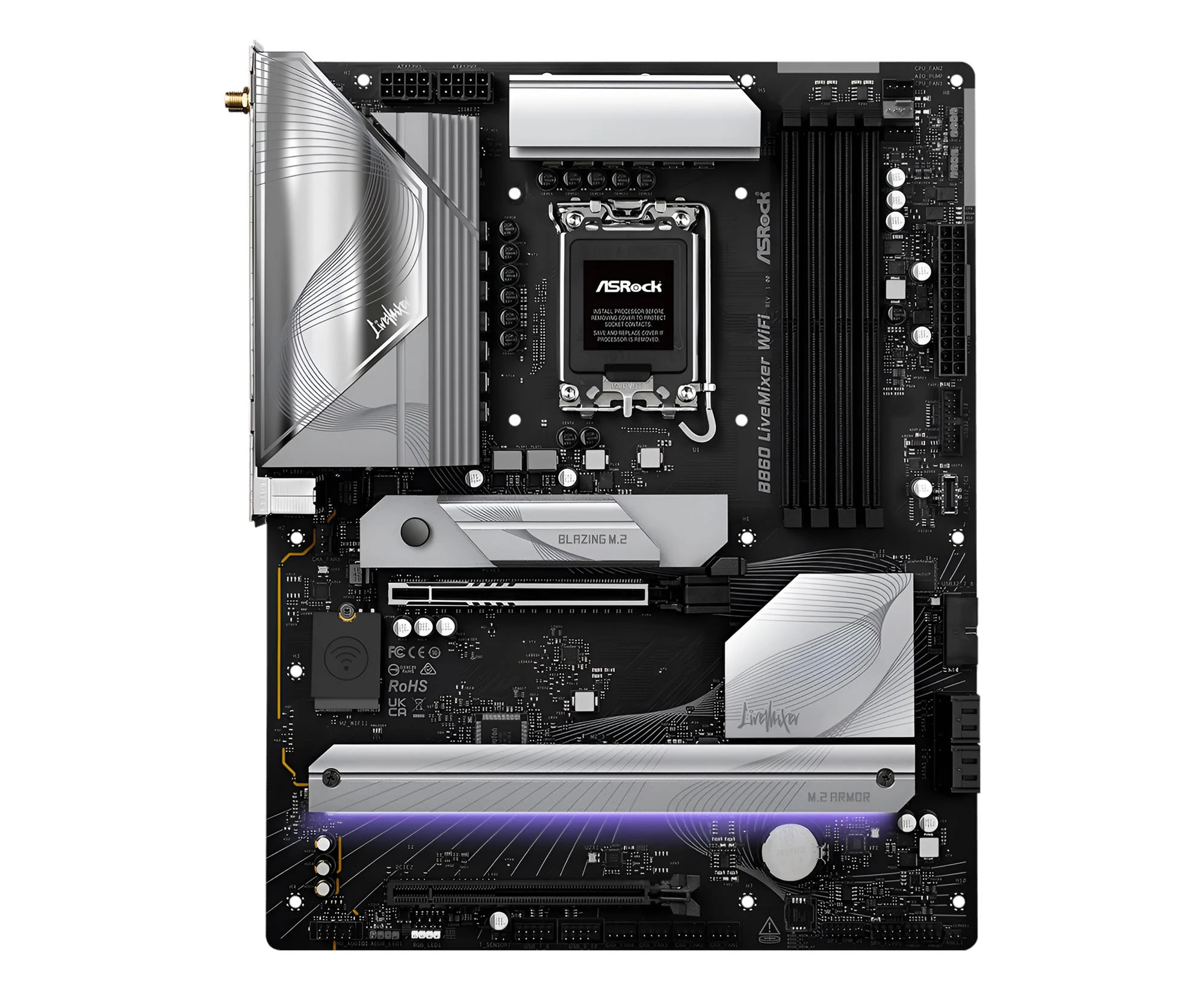 ASRock B860 LiveMixer WiFi EU Конструкція блоку живлення: