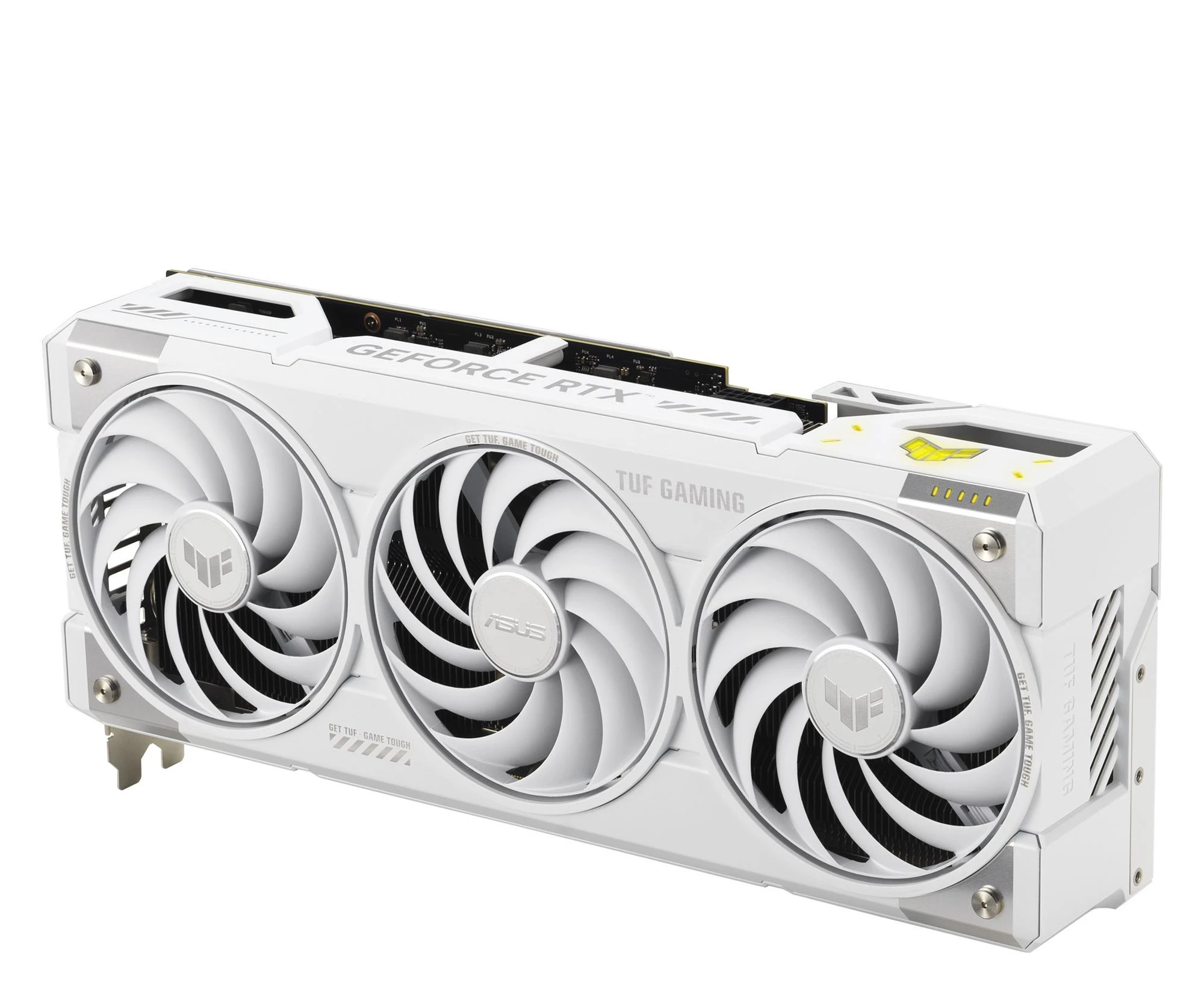 ASUS GeForce RTX 5070 Ti TUF Gaming OC White BTF 16GB GDDR7 DLSS4 (TUF-RTX5070TI-O16G-BTF-WHITE) EU Серія відеокарт: GeForce RTX 50 серії;