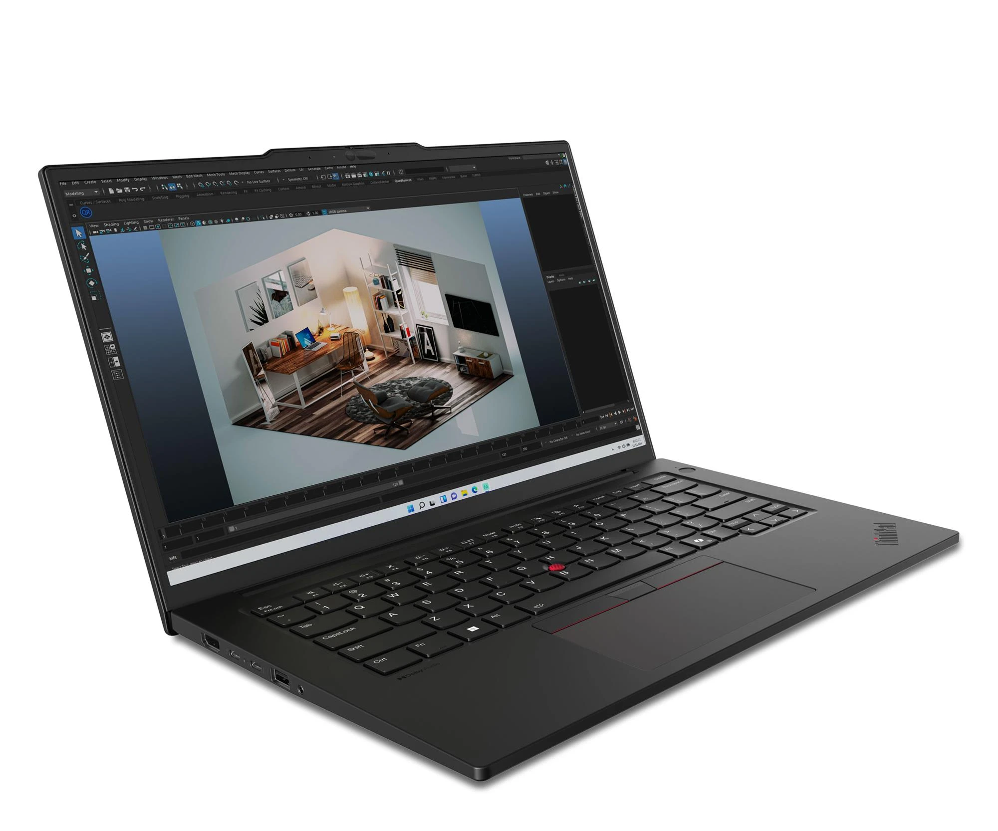 Lenovo ThinkPad P14s Ultra 7-165H/32GB/1TB/Win11P (21G2000MPB) Процессор: Intel® Core™ Ultra 7 165H (16
