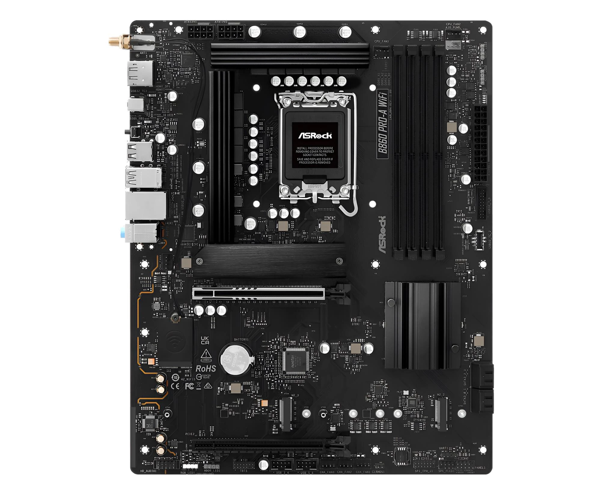 ASRock B860 Pro-A WiFi EU Конструкція блоку живлення: