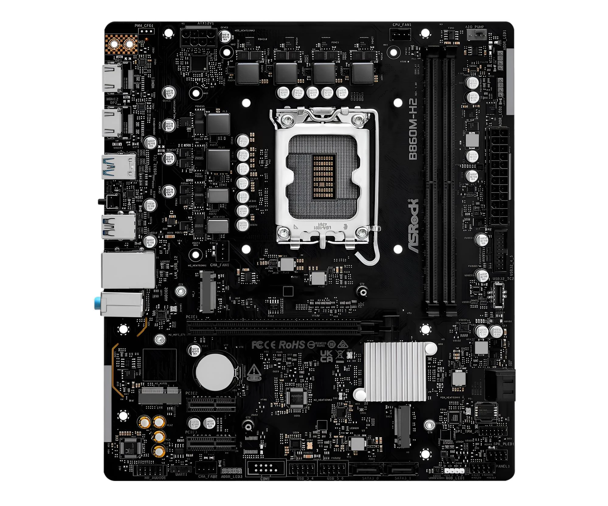 ASRock B860M-H2 EU Конструкция блока питания: