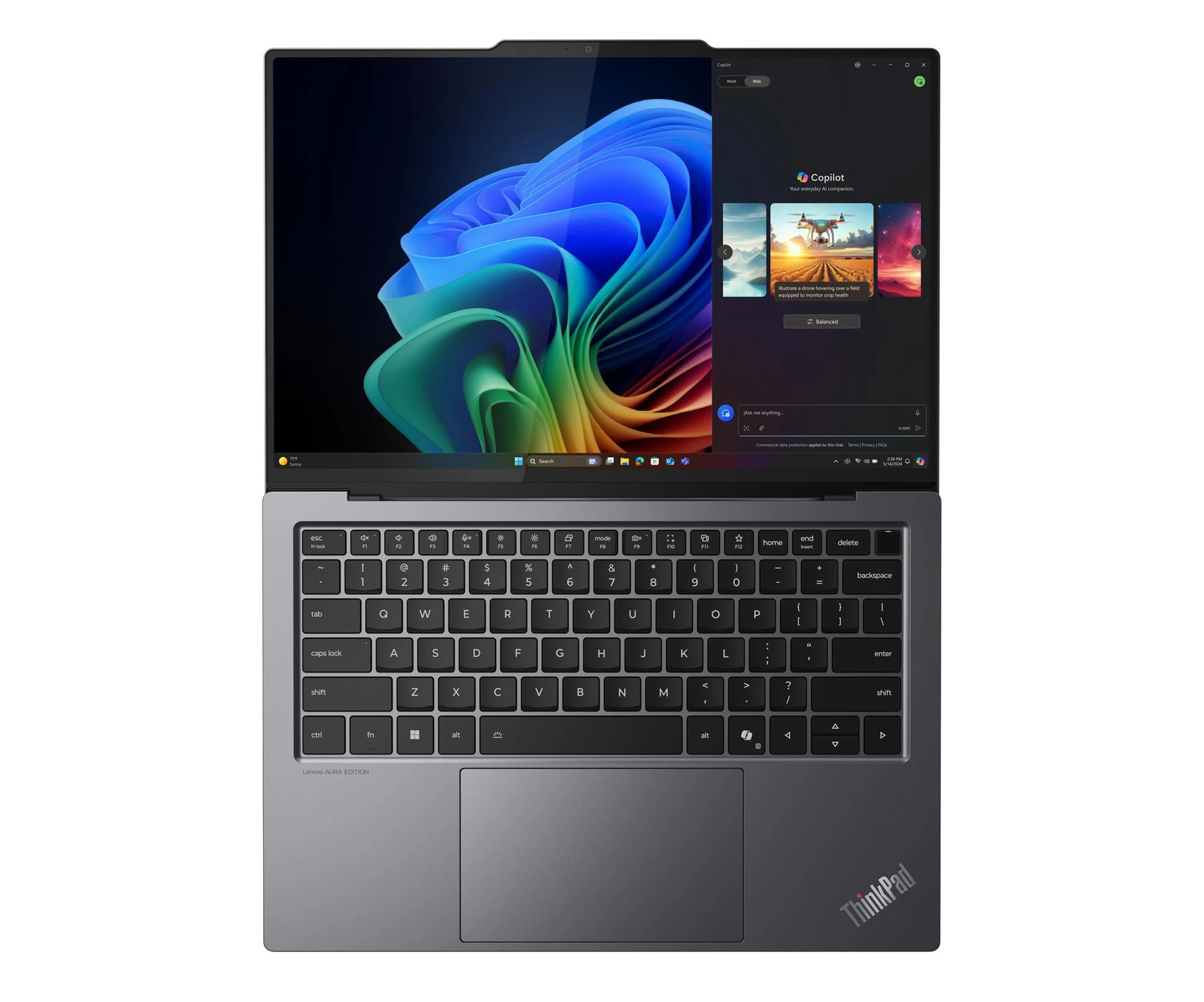 Lenovo ThinkPad X9-14 Ultra 7-258V/32GB/1TB/Win11P (21QA0025PB) Процессор: Intel® Core™ Ultra 7 258V (8