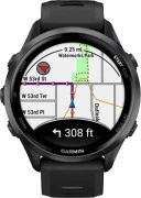 Смарт-часы Garmin Forerunner 970 Carbon Gray DLC Titanium w. Black Case and Black/Translucent W. Band (010-02969-00/10)