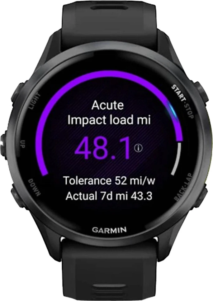 Смарт-годинник Garmin Forerunner 970 Carbon Gray DLC Titanium w. Black Case and Black/Translucent W. Band (010-02969-00/10) Бренд: Garmin; Лінійка: Forerunner 970; iOS: