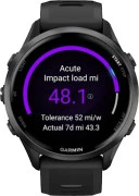 Смарт-часы Garmin Forerunner 970 Carbon Gray DLC Titanium w. Black Case and Black/Translucent W. Band (010-02969-00/10)
