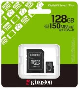 Kingston 128 GB microSDXC Canvas Select Plus Gen3 + SD-Adapter SDCS3/128GB (UA)