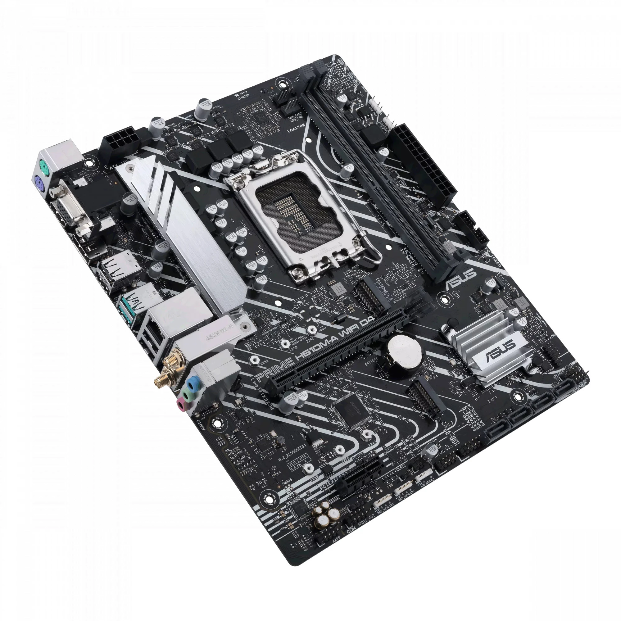 ASUS PRIME H610M-A WIFI D4 (90MB1C80-M0EAY0) (UA) Бренд: ASUS; Тип разъема CPU: Socket 1700;