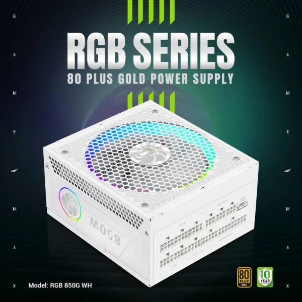 GameMax RGB-850G WH (UA) Бренд: GameMax; Форм-фактор БП: ATX, EPS;