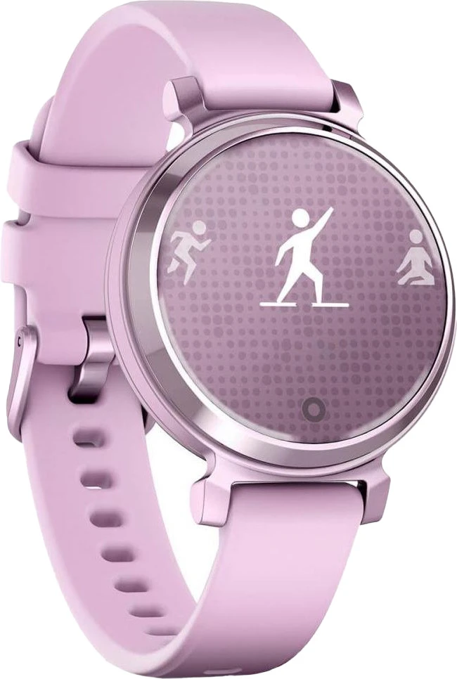 Смарт-годинники Garmin Lily 2 Metallic Lilac з лавандовим силіконовим ремінцем (010-02839-01/21)