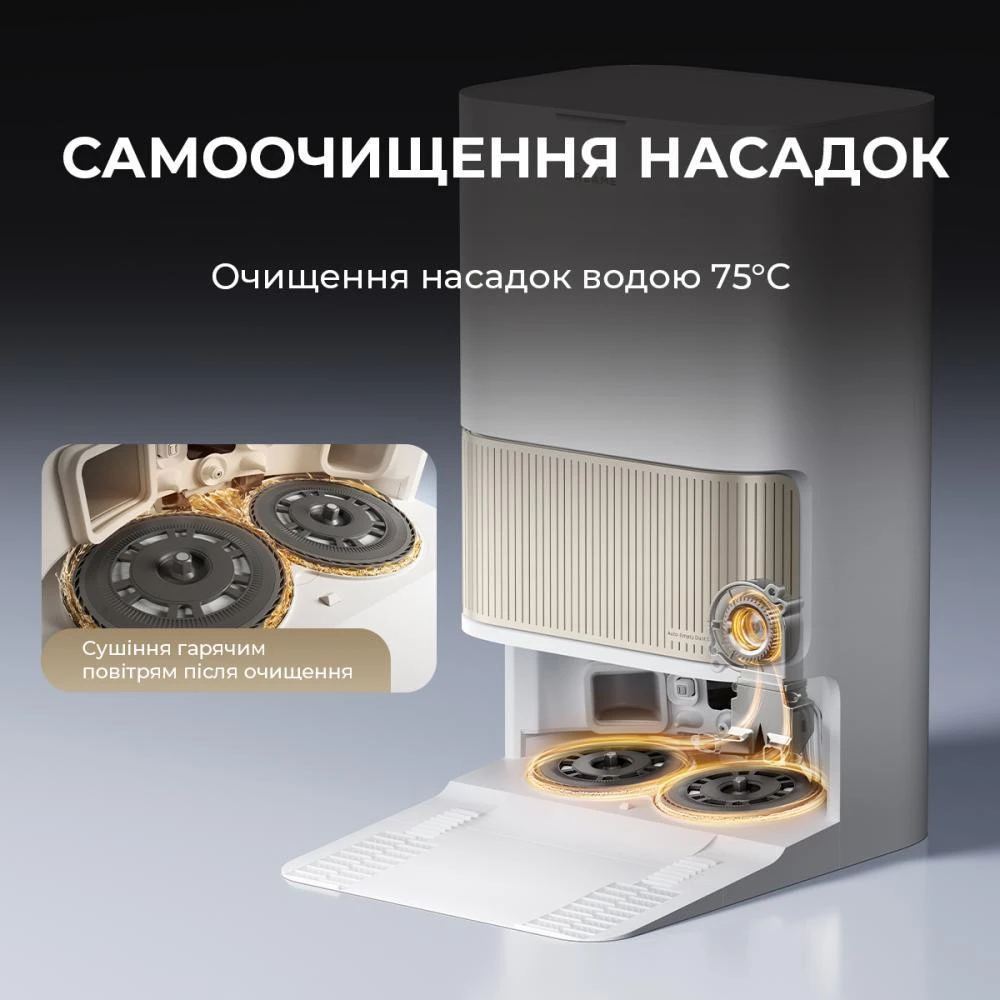 Dreame L40s Pro Ultra Black (RLL74CE-Bl) Бренд: Dreame; Площадь уборки, м.кв.: