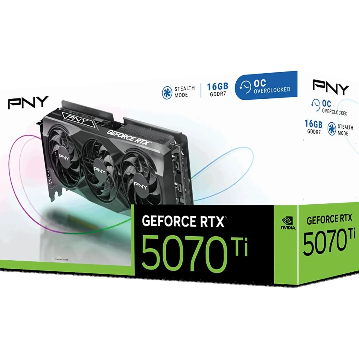 PNY GeForce RTX 5070 Ti 16GB Overclocked Triple Fan (VCG5070T16TFXPB1-O) (EU)