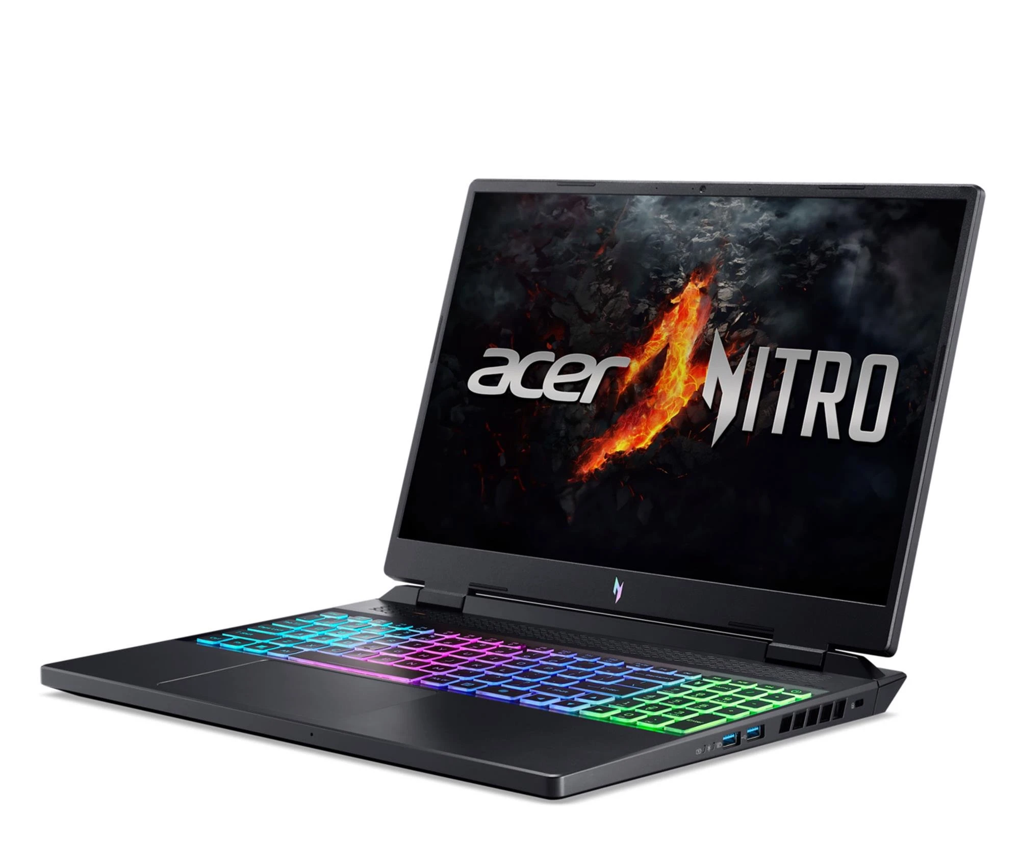 Acer Nitro 16 Ryzen 5-8645HS/8GB/512/Win11 RTX4050 180Hz (AN16-42 || NH.QPJEP.005) Процессор: AMD Ryzen™ 5 8645HS (6 ядер, 12