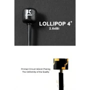 Антенна для дрона Foxeer Lollipop 4 Plus High Quality 5G SMA Angle 150mm RHCP 1шт. (PA14745ANGLE) (UA)