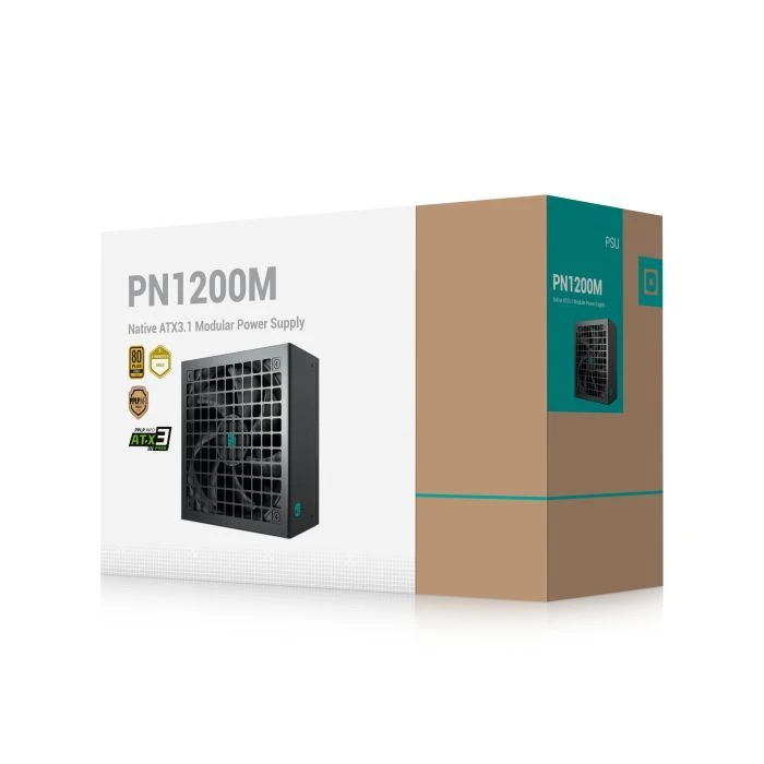 Deepcool 1200W PN1200M GamerStorm (R-PNC00M-FC0B-JGEU) (UA) ; Мощность: 1200 Вт; Модульное