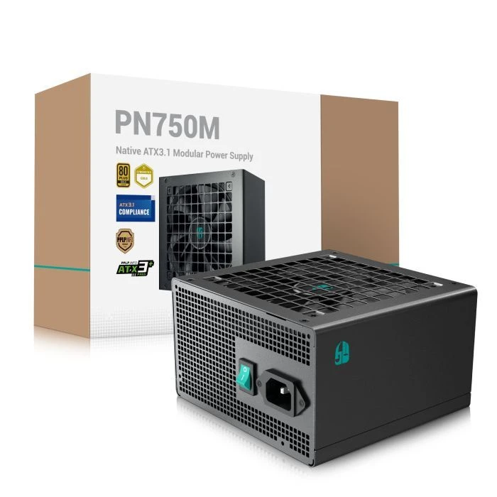 Deepcool 750W PN750M GamerStorm (R-PN750M-FC0B-JGEU) (UA) ; Мощность: 750 Вт; Модульное