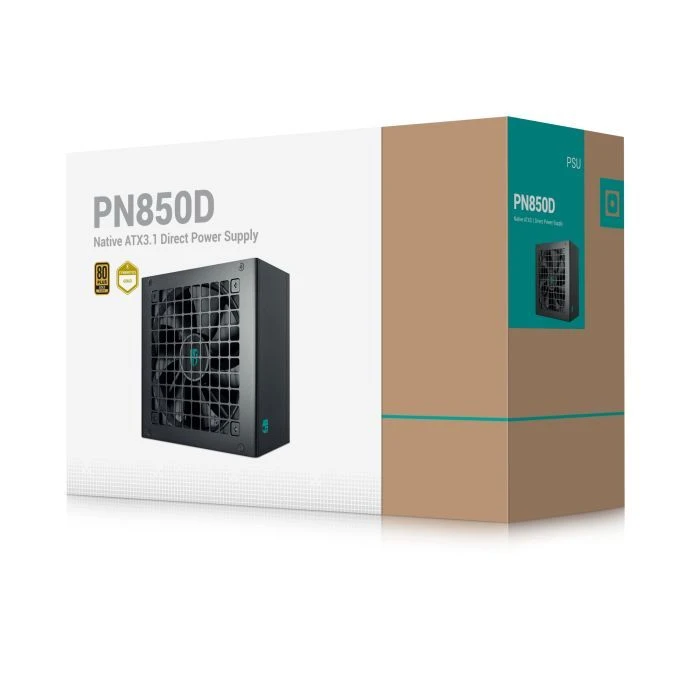 Deepcool 850W PN850D GamerStorm (R-PN850D-FC0B-JGEU-V2) (UA) ; Мощность: 850 Вт; Модульное