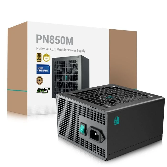 Deepcool 850W PN850M GamerStorm (R-PN850M-FC0B-JGEU) (UA) ; Мощность: 850 Вт; Модульное