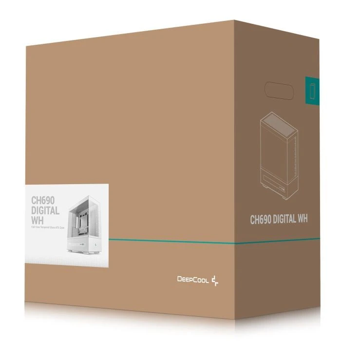 Deepcool CH690 Digital White (R-CH690-WHNNA0D-G-1) (UA) ; Спосіб встановлення: