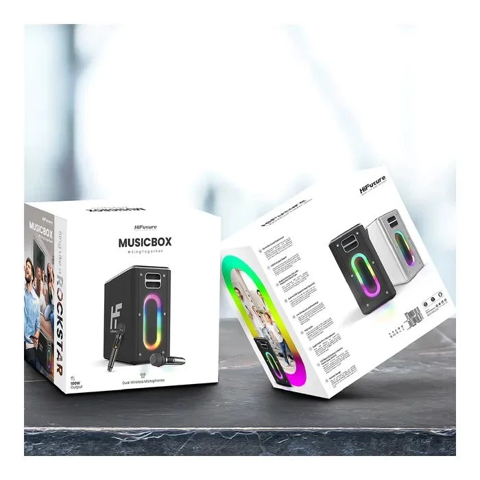 HiFuture MusicBox 100W Silver (musicbox.silver) (UA) ; Підключення: провідне,