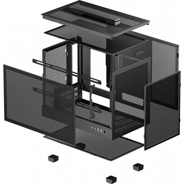 Deepcool CH160 Mesh Black (R-CH160-BKNMI0-G-1) (UA)