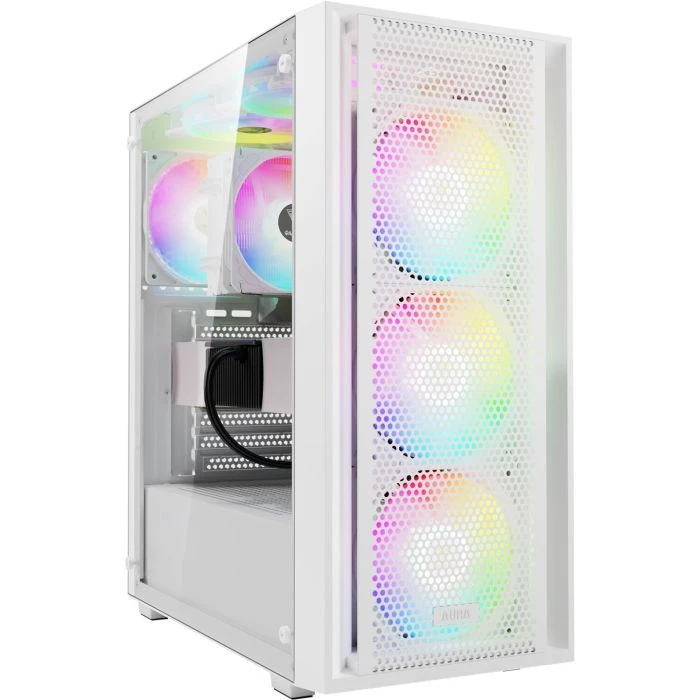 Gamdias AURA GC2 ELITE WH ARGB (4711514500622) (UA) ; Типоразмер: Miditower; Способ