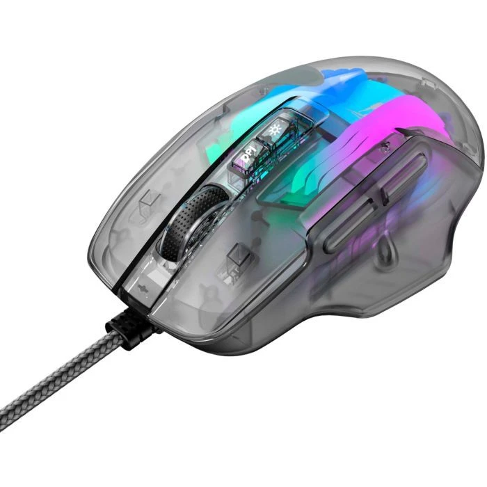 Havit HV-MS1011SE USB Transparent Black (6950676270280) (UA)