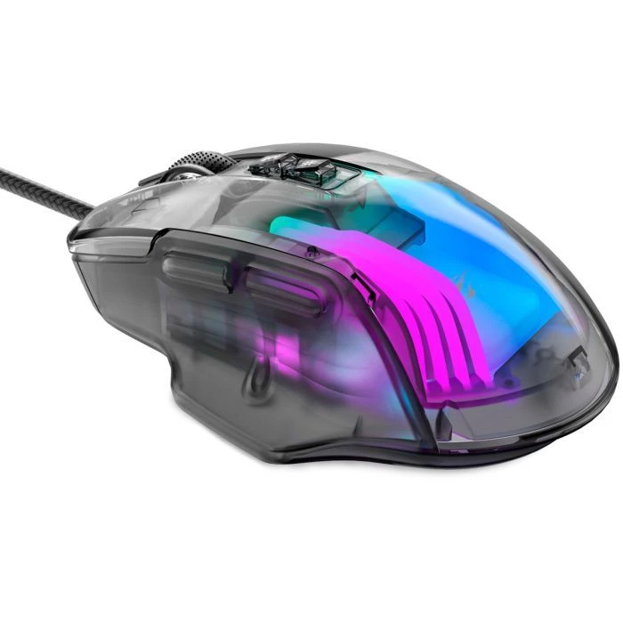 Havit HV-MS1011SE USB Transparent Black (6950676270280) (UA) ; Підключення: дротове;