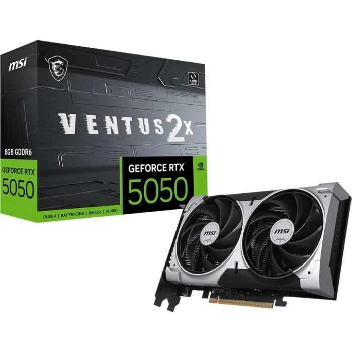 MSI GeForce RTX5050 8Gb VENTUS 2X OC (RTX 5050 8G VENTUS 2X OC) (UA) ; Форм-фактор: стандартний;