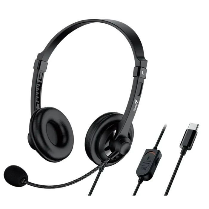 Наушники Genius HS-230U USB-C Black (31710021405) (UA)