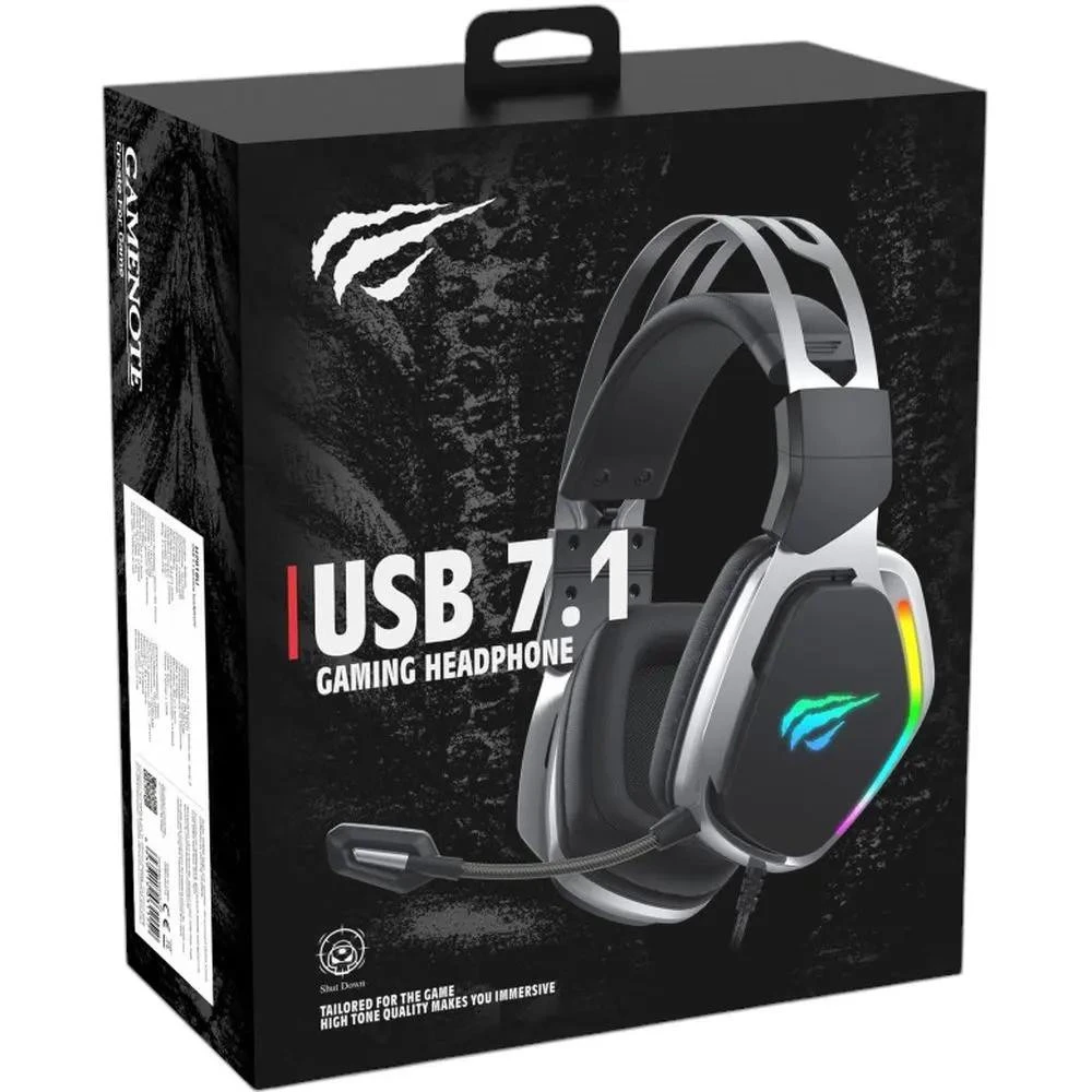 Навушники з мікрофоном Havit HV-H2018U Black (6939119031152) (UA) Бренд: Havit; Спосіб підключення: