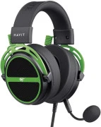 Навушники з мікрофоном Havit HV-H2030E Black/Green (6939119067076) (UA)