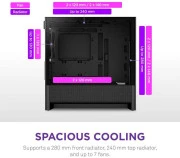 NZXT H3 Flow Black (CC-H31FB-01) (UA)