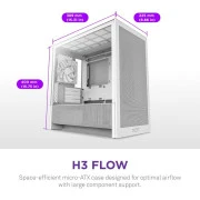 NZXT H3 Flow White (CC-H31FW-01) (UA)