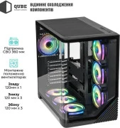 QUBE MIRAGE 7ARGB BTF Black (MIRAGE_GBNU3) (UA)