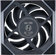 Вентилятор Lian Li Uni Fan SL Wireless LCD 120 Reverse Blade Black (G99.12RSLLCD1W1B.00) (UA)