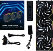 Вентилятор Lian Li Uni Fan TL Wireless 120 Black 3-Pack (G99.12TL1W3B.00) (UA)