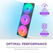 Вентилятор NZXT F420 RGB Core Black (RF-U42HF-B1) (UA)