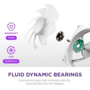 Вентилятор NZXT F420 RGB Core White (RF-U42HF-W1) (UA)