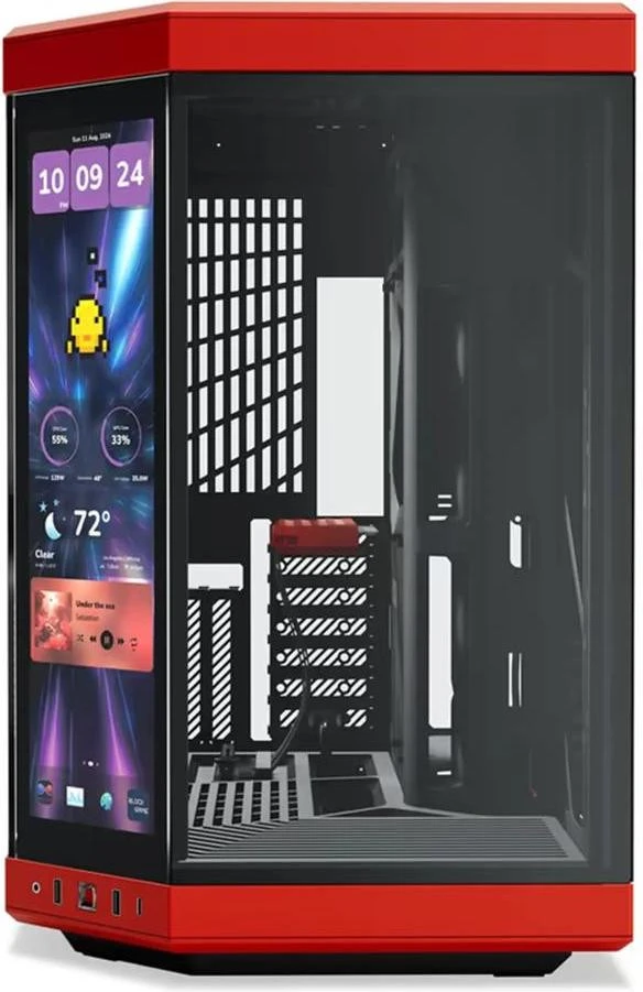 HYTE Y70 Touch Infinite Black Cherry (CS-HYTE-Y70TTI-RB) (UA) Бренд: HYTE; Форм-фактор