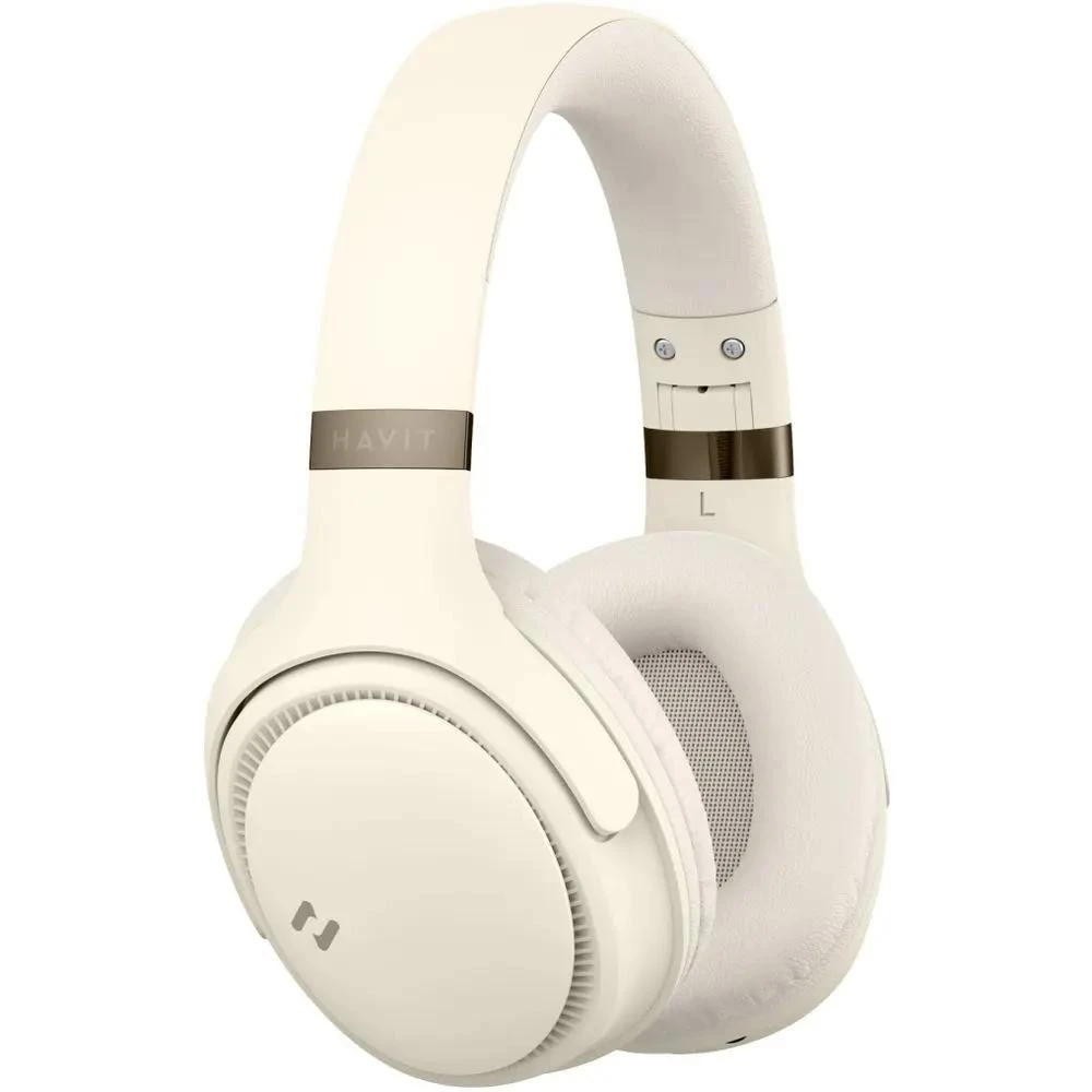 Навушники з мікрофоном Havit HV-H630BT Beige (6939119073107) (UA)