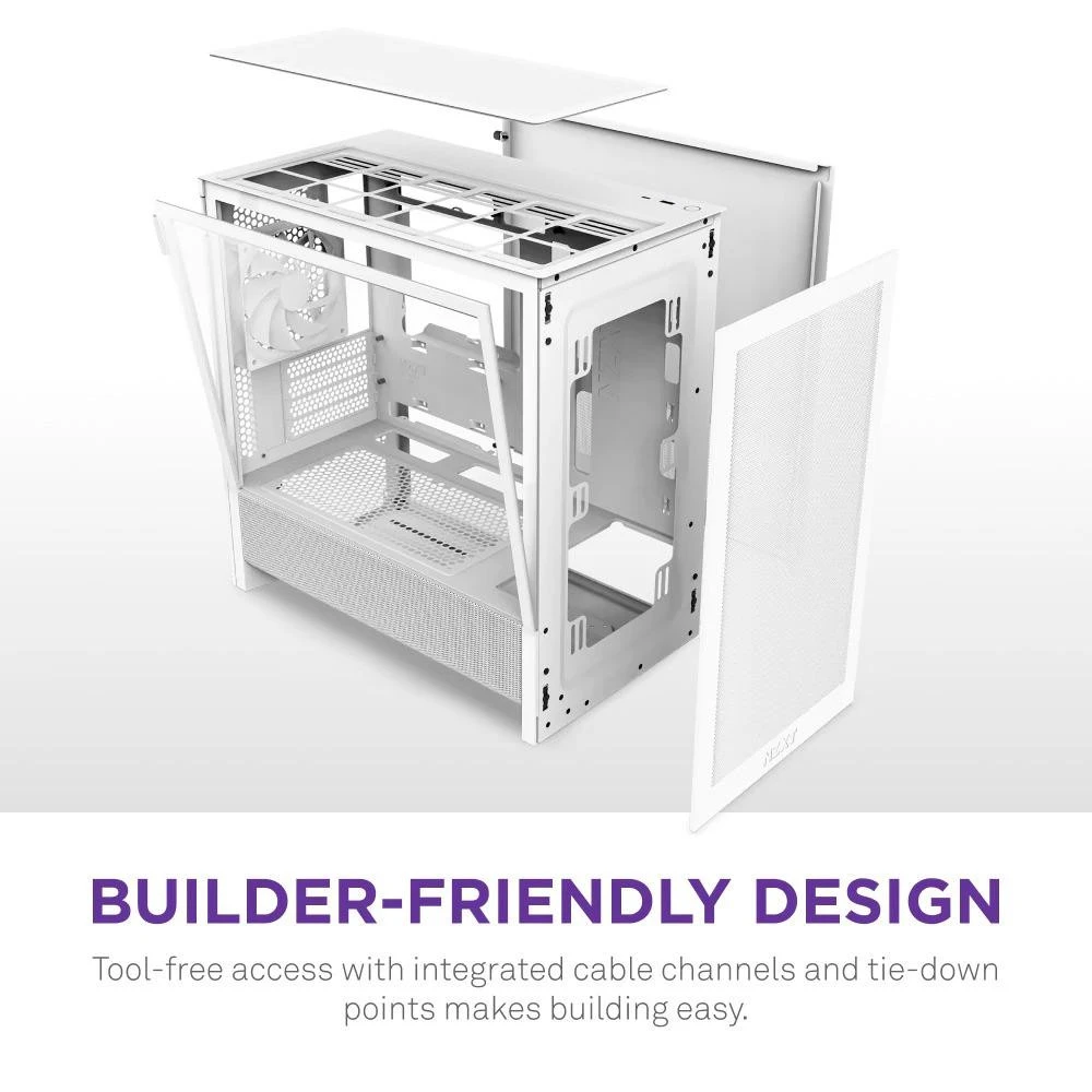 NZXT H3 Flow White (CC-H31FW-01) (UA)