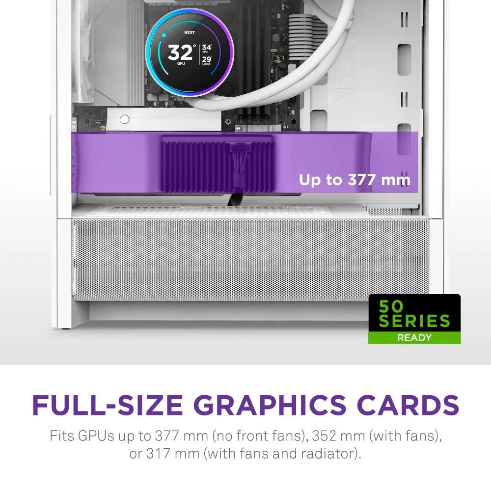 NZXT H3 Flow White (CC-H31FW-01) (UA)