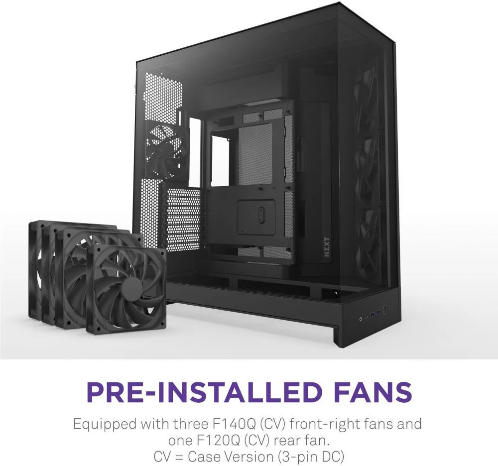 NZXT H9 Flow Black (CM-H92FB-01) (UA) Бренд: NZXT; Форм-фактор