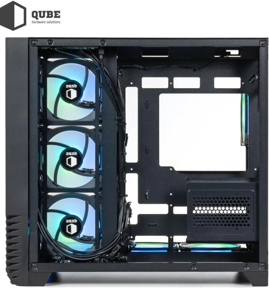 QUBE MIRAGE 7ARGB BTF Black (MIRAGE_GBNU3) (UA) Бренд: QUBE; Форм-фактор