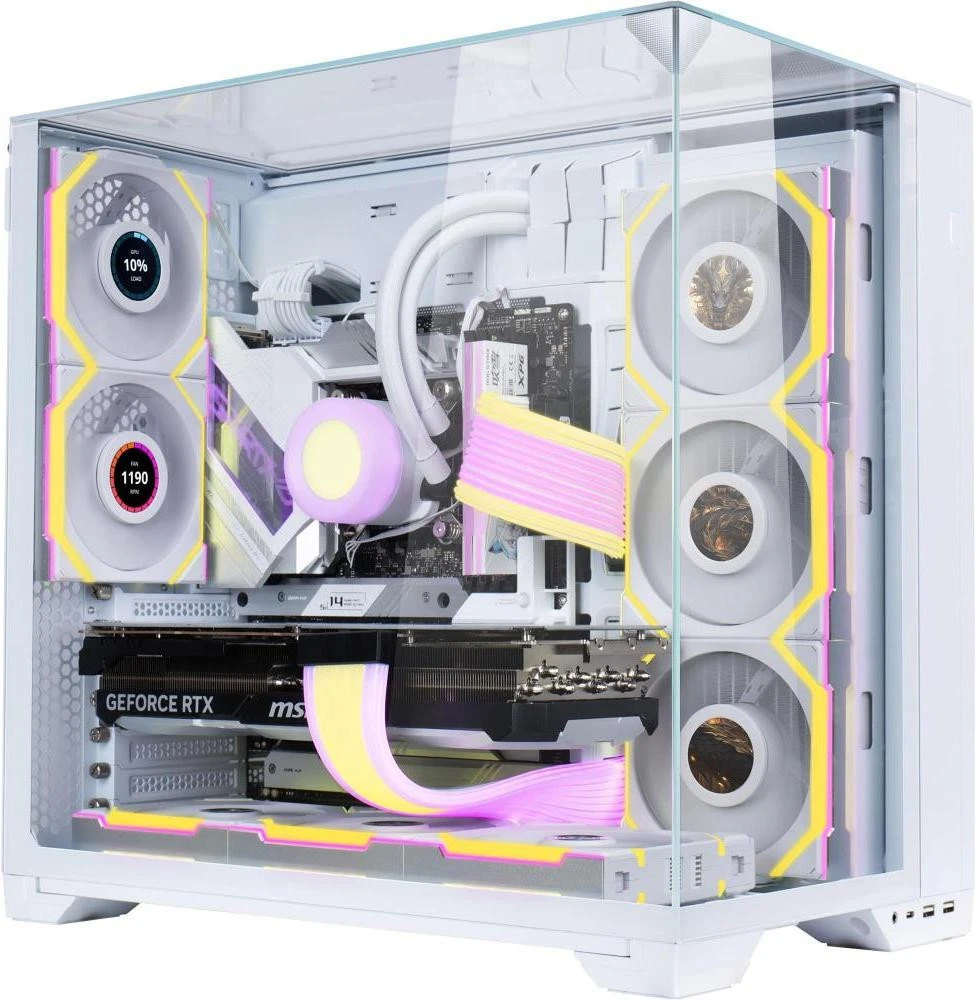 Вентилятор Lian Li Uni Fan SL Wireless LCD 120 Reverse Blade White (G99.12RSLLCD1W1W.00) (UA)