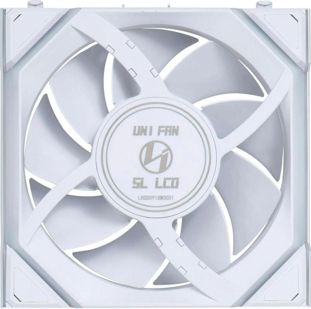 Вентилятор Lian Li Uni Fan SL Wireless LCD 120 Reverse Blade White (G99.12RSLLCD1W1W.00) (UA)