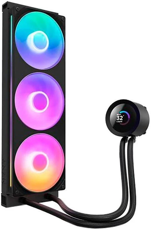 Водяное охлаждение NZXT Kraken Plus 360 RGB V2 Black (RL-KR360-B2) (UA)