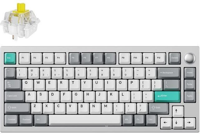 Lemokey P1 Pro Keychron Super Brown Space Silver (P1P-X3-UA) (UA)