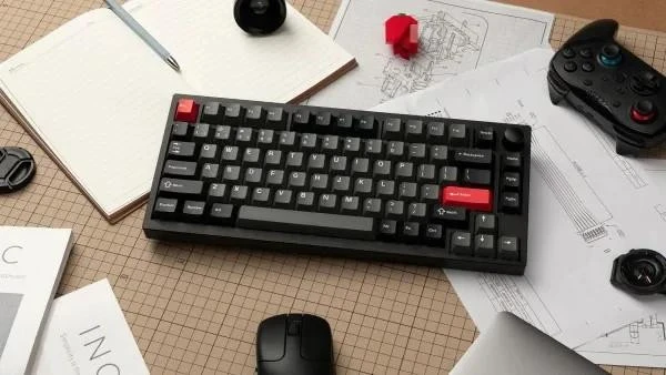 Lemokey P1 Pro Keychron Super Red Carbon Black (P1P-M1-UA) (UA) Бренд: Lemokey; Проводное